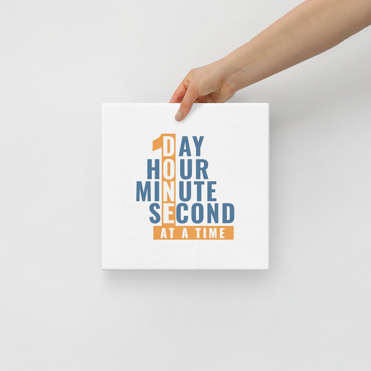1 Day Hour Minute Second At A Time Sobriety Gifts Wall Art