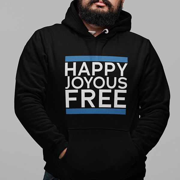 Joyous Free Premium Sober Apparel | Hoodie Black