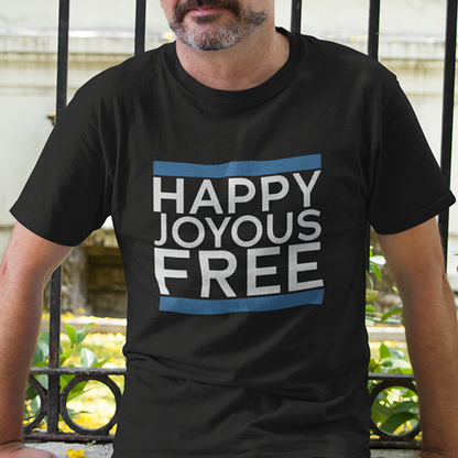 Joyous Free Premium Sober Apparel | T-shirt Black