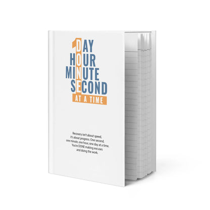 1 Day Hour Minute Second At A Time Sobriety Gifts Journal