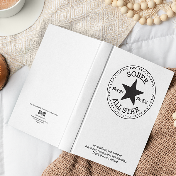 Sober All-Star Addiction Recovery Sobriety Gifts Journal
