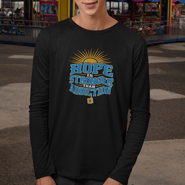 Hope Is Stronger Than Addiction Premium Sober Apparel