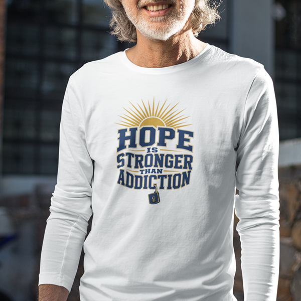 Hope Is Stronger Than Addiction Premium Sober Apparel