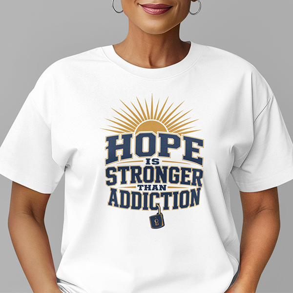 Hope Is Stronger Than Addiction Premium Sober Apparel