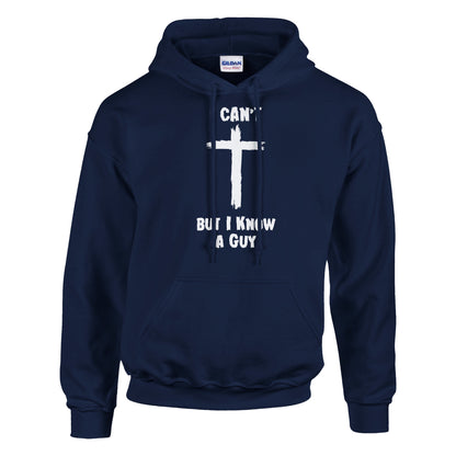 I Can't But I Know A Guy Premium Sober Apparel Hoodie Navy