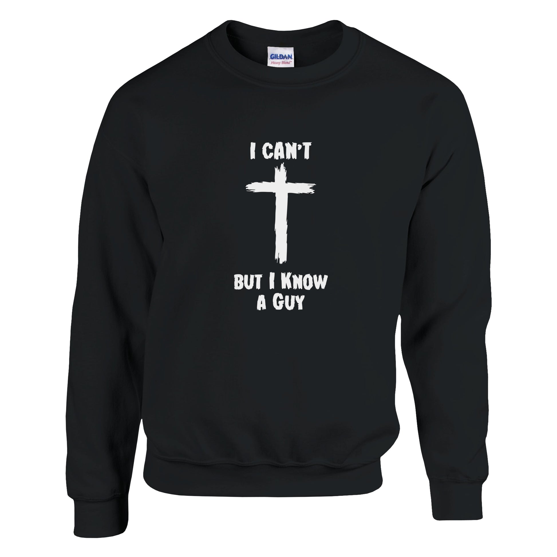 I Can't But I Know A Guy Premium Sober Apparel Sweatshirt Black
