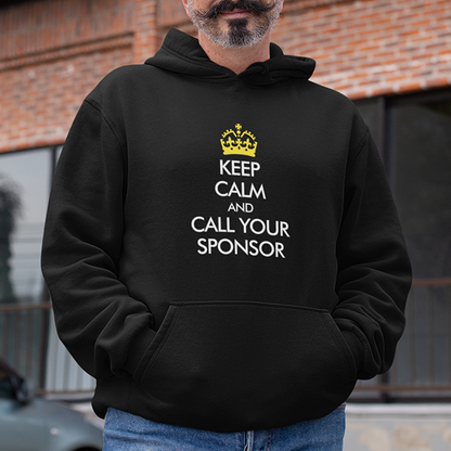 Keep Calm And Call Your Sponsor Premium Sober Apparel
