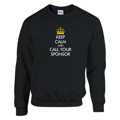 Keep Calm And Call Your Sponsor Premium Sober Apparel