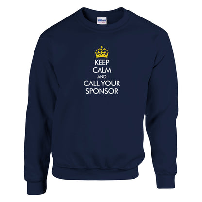 Keep Calm And Call Your Sponsor Premium Sober Apparel