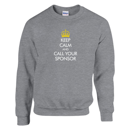 Keep Calm And Call Your Sponsor Premium Sober Apparel