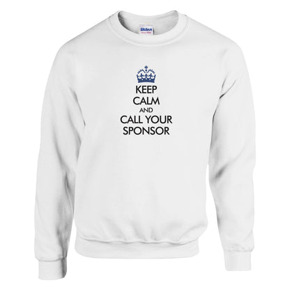 Keep Calm And Call Your Sponsor Premium Sober Apparel