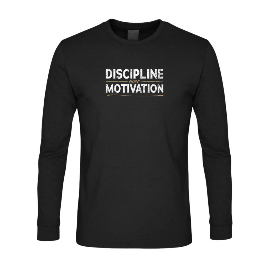 Discipline Over Motivation Premium Sober Apparel