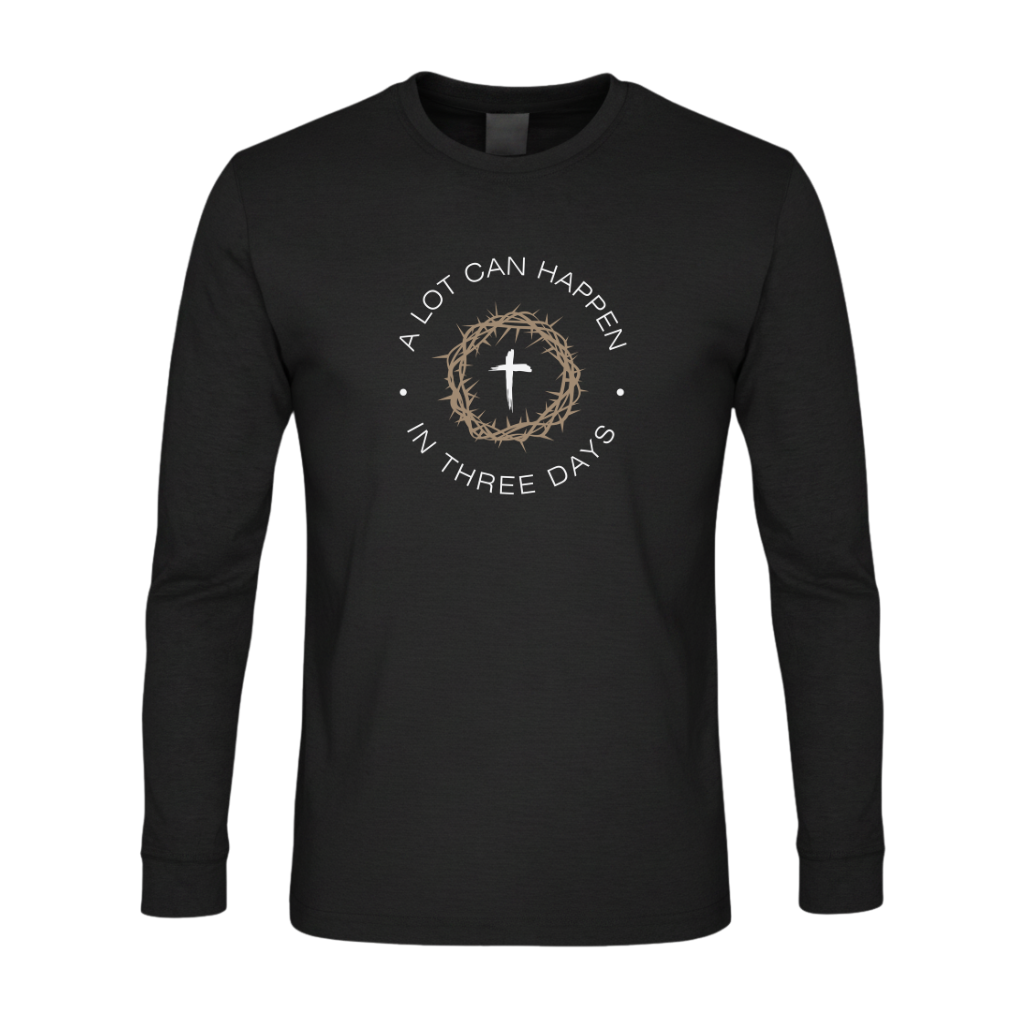 A Lot Can Happen In Three Days Premium Sober Apparel Long-sleeve Black