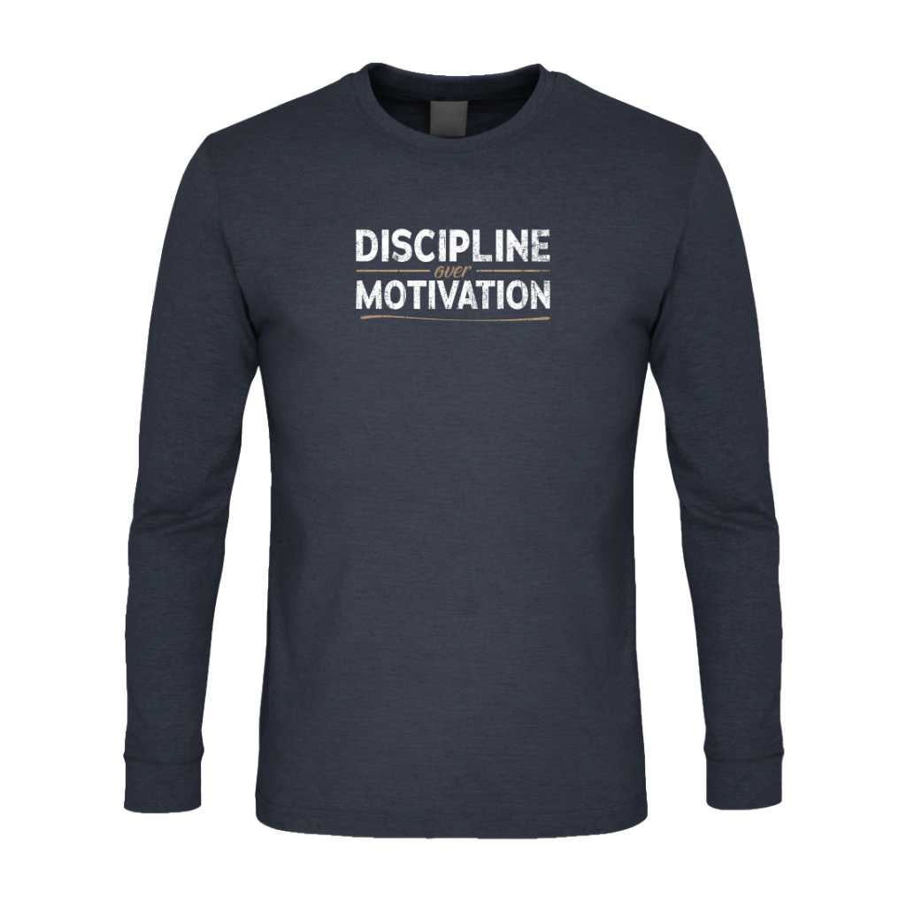 Discipline Over Motivation Premium Sober Apparel