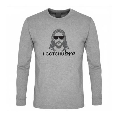 I Gotchu Bro Premium Sober Apparel Long-sleeve Sports Grey