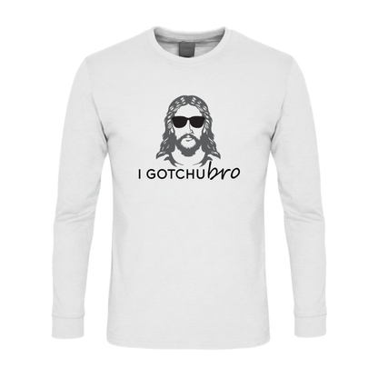 I Gotchu Bro Premium Sober Apparel Long-sleeve White