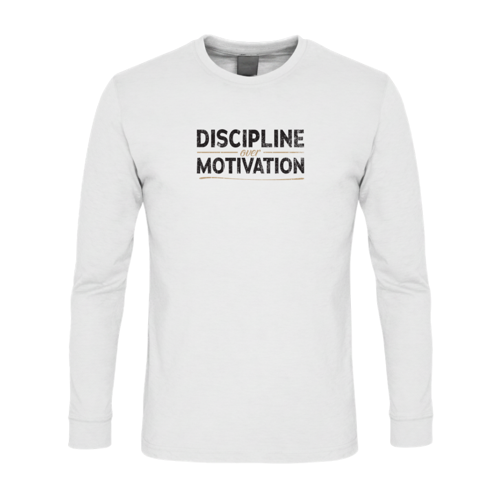 Discipline Over Motivation Premium Sober Apparel