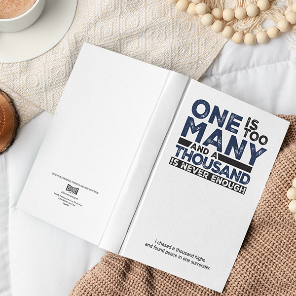 One Is Too Many And A Thousand Is Never Enough Sobriety Gifts Journal