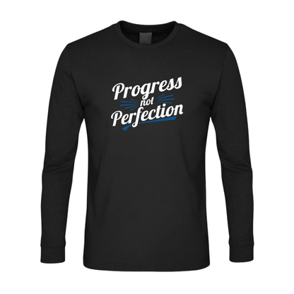 Progress Not Perfection Premium Sober Apparel