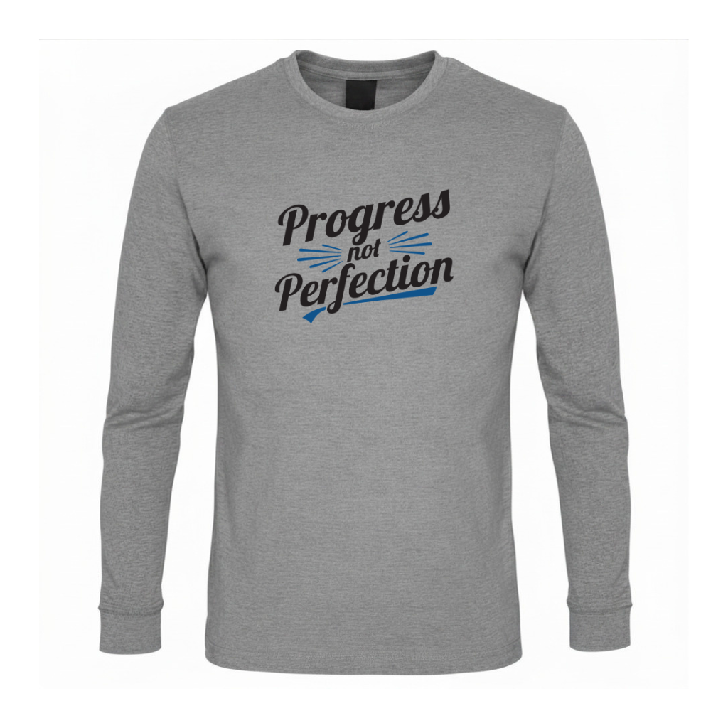 Progress Not Perfection Premium Sober Apparel