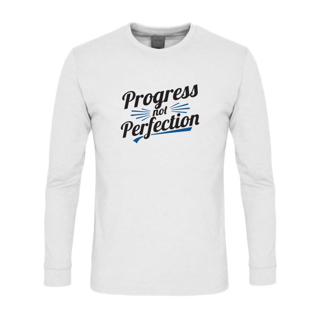Progress Not Perfection Premium Sober Apparel