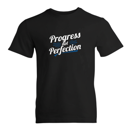 Progress Not Perfection Premium Sober Apparel