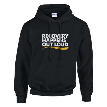 Recovery Happens Out Loud Premium Sober Apparel
