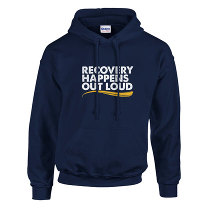 Recovery Happens Out Loud Premium Sober Apparel