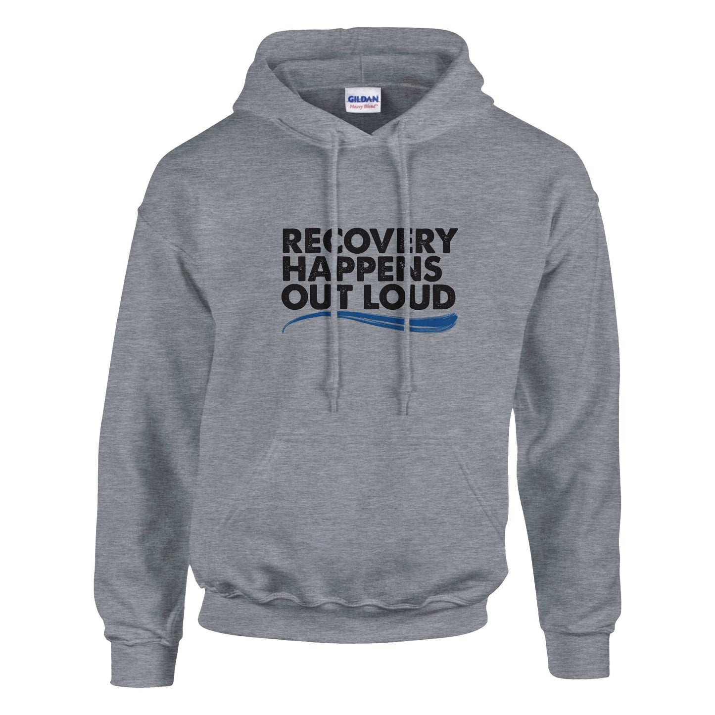 Recovery Happens Out Loud Premium Sober Apparel
