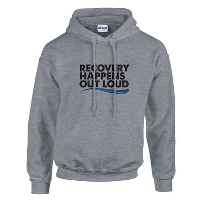 Recovery Happens Out Loud Premium Sober Apparel