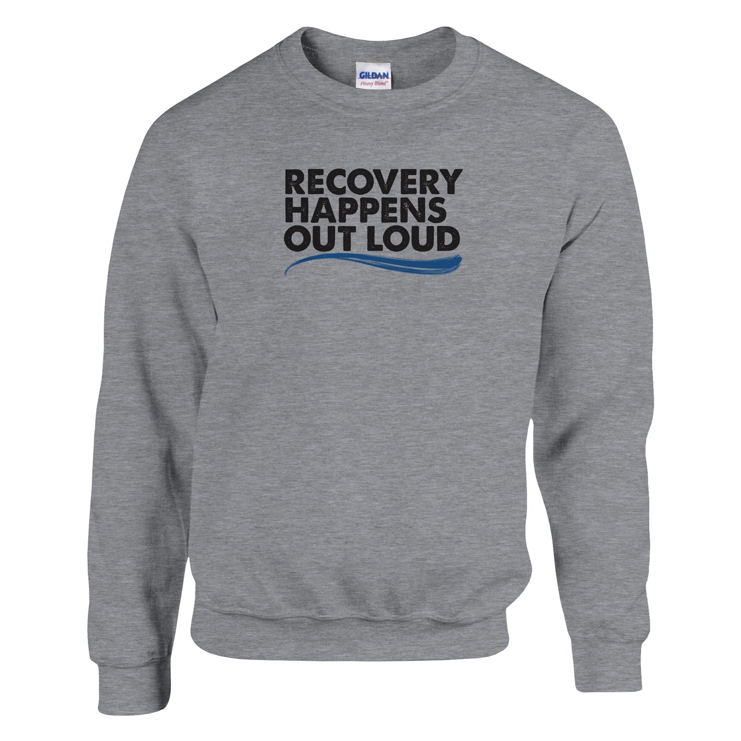 Recovery Happens Out Loud Premium Sober Apparel