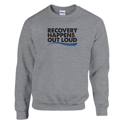 Recovery Happens Out Loud Premium Sober Apparel
