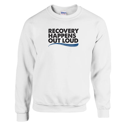 Recovery Happens Out Loud Premium Sober Apparel