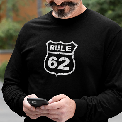 Rule 62 Premium Sober Apparel Black Sweatshirt