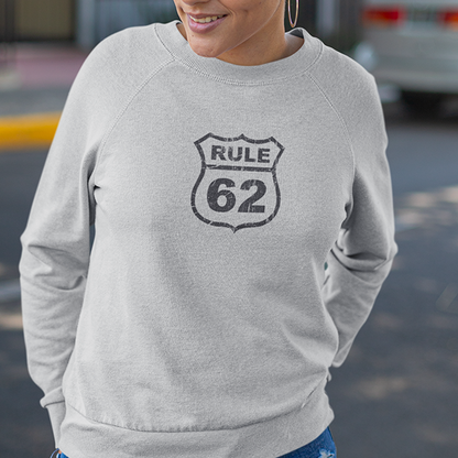 Rule 62 Premium Sober Apparel Sports Grey Sweatshirt