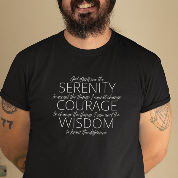 Serenity Prayer v2 Premium Sober Apparel