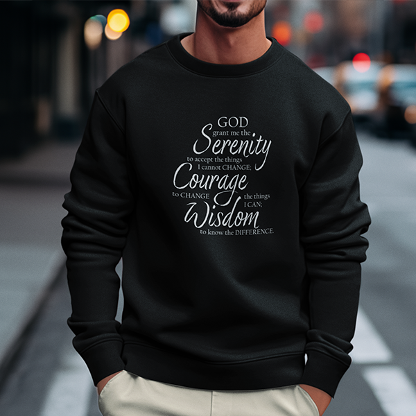 Serenity Prayer v3 Premium Sober Apparel