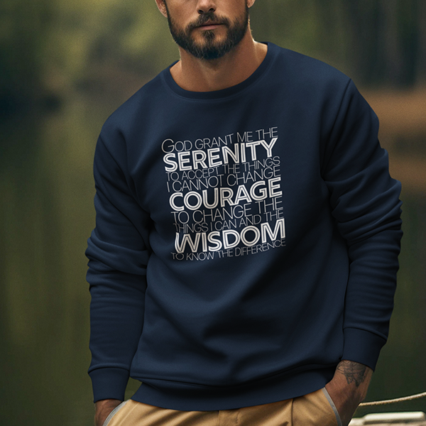 Serenity Prayer v1 Premium Sober Apparel