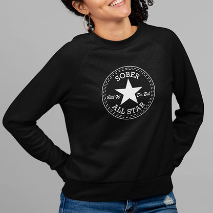 Sober All-Star Premium Sober Apparel | Sweatshirt Black