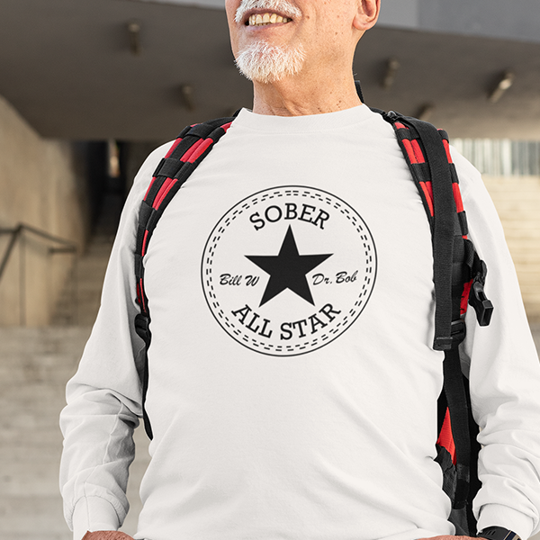Sober All-Star Premium Sober Apparel | Sweatshirt White