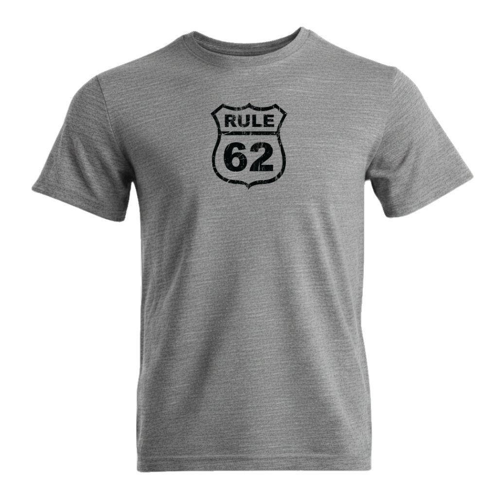 Rule 62 Premium Sober Apparel Sports Grey T-shirt