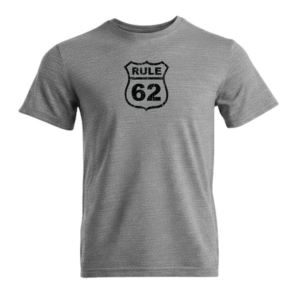 Rule 62 Premium Sober Apparel Sports Grey T-shirt