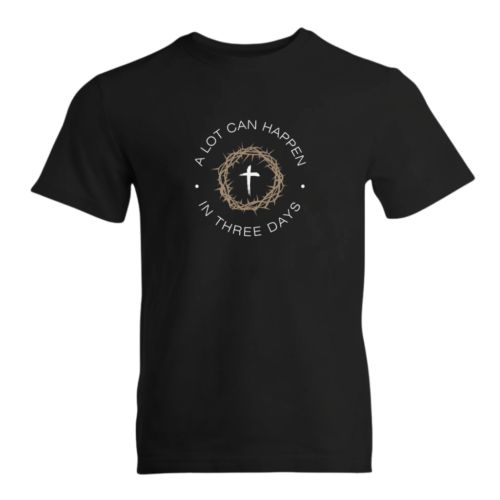 A Lot Can Happen In Three Days Premium Sober Apparel T-shirt Black