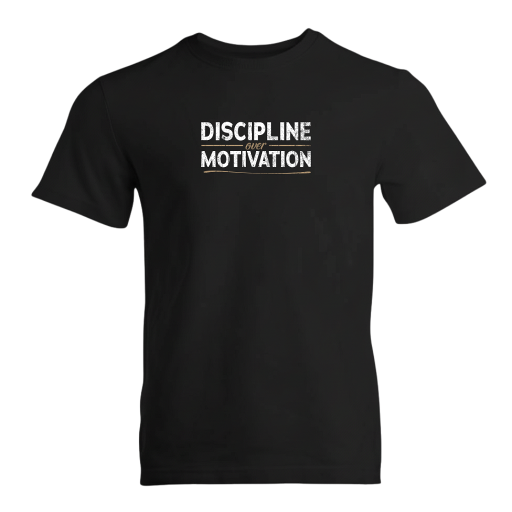 Discipline Over Motivation Premium Sober Apparel