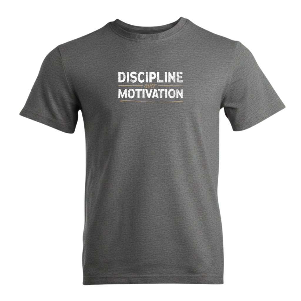 Discipline Over Motivation Premium Sober Apparel