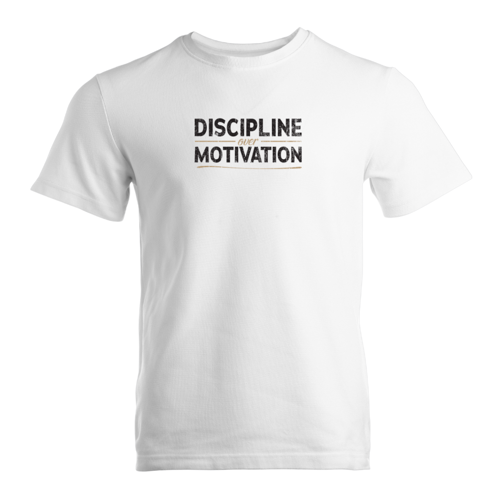 Discipline Over Motivation Premium Sober Apparel