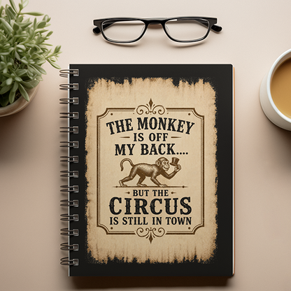 The Monkey Is Off My Back Vintage Sober Lifestyle