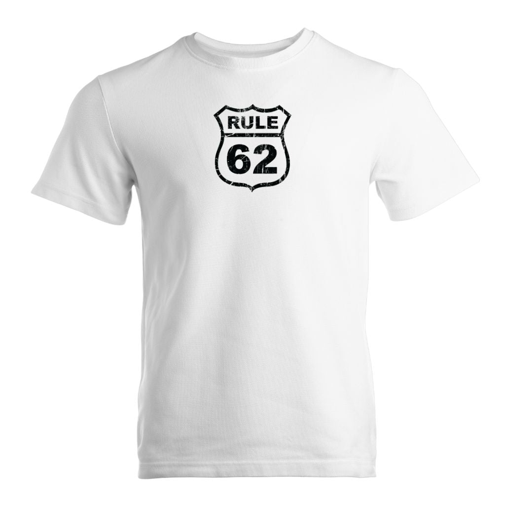 Rule 62 Premium Sober Apparel White T-shirt