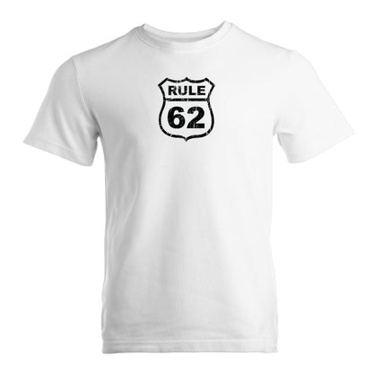 Rule 62 Premium Sober Apparel White T-shirt