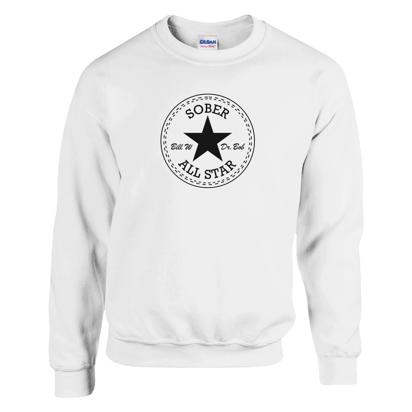Sober All-Star Premium Sober Apparel | Sweatshirt White